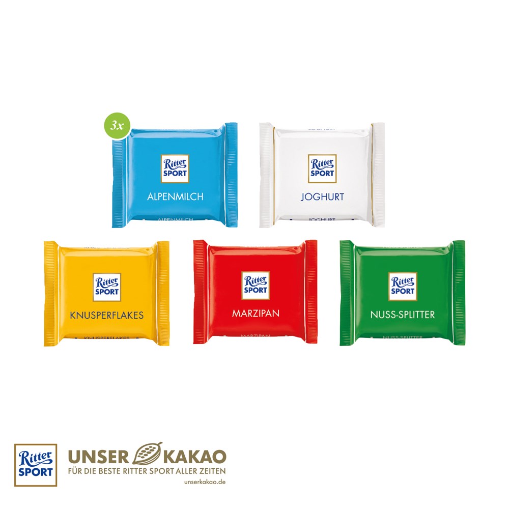 Präsentbox „Business“ mit Ritter SPORT Mini, Klimaneutral, FSC®