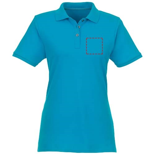 Beryl Poloshirt aus GOTS Bio-Recyclingmaterial GRS für Damen