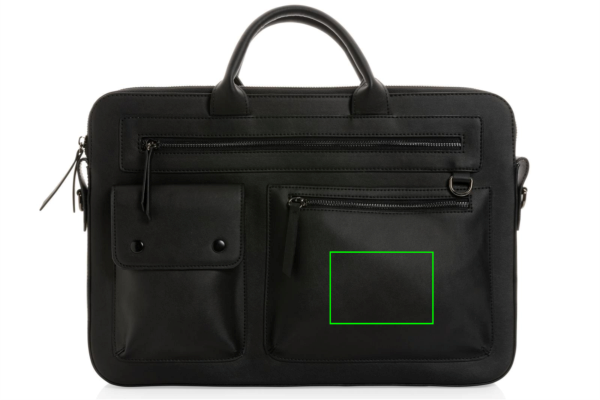 Swiss Peak 14" Laptoptasche aus GRS recyceltem PU