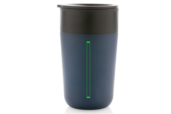 GRS recycelte PP und Stainless Steel Tasse mit Griff