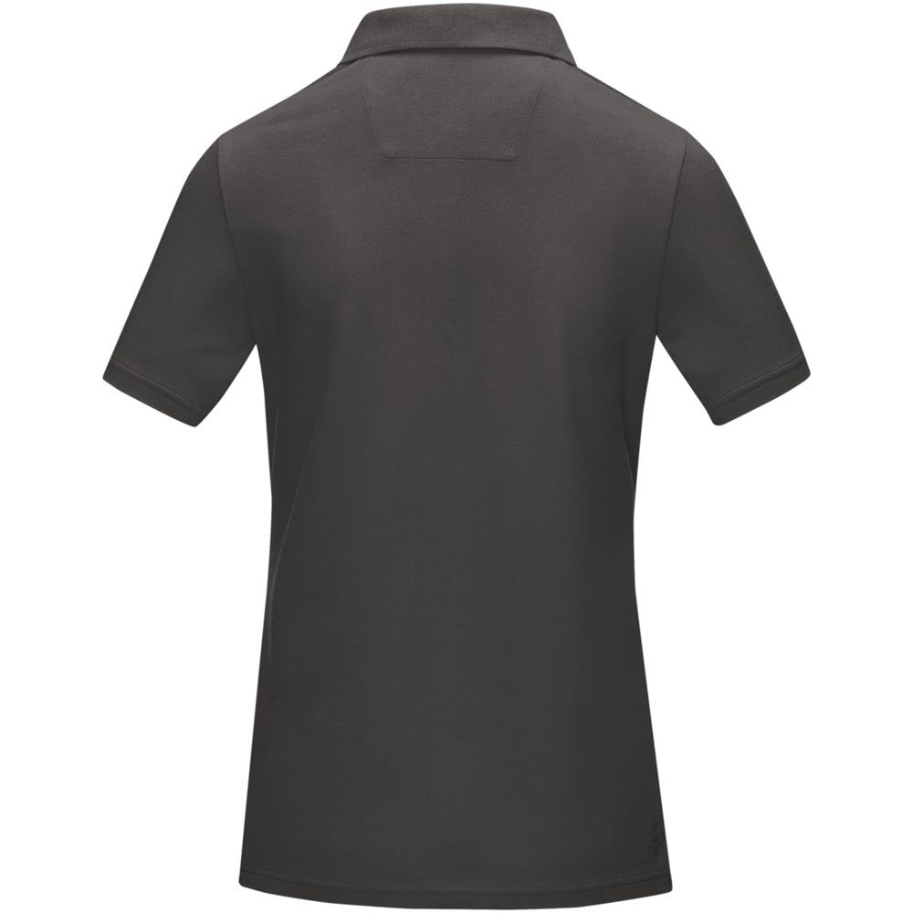Graphite Poloshirt aus GOTS-zertifizierter Bio-Baumwolle für Damen