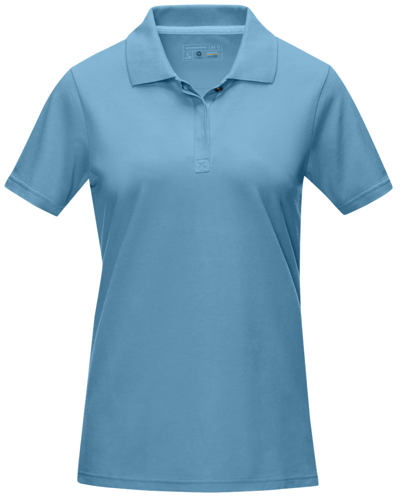 Graphite Poloshirt aus GOTS-zertifizierter Bio-Baumwolle für Damen