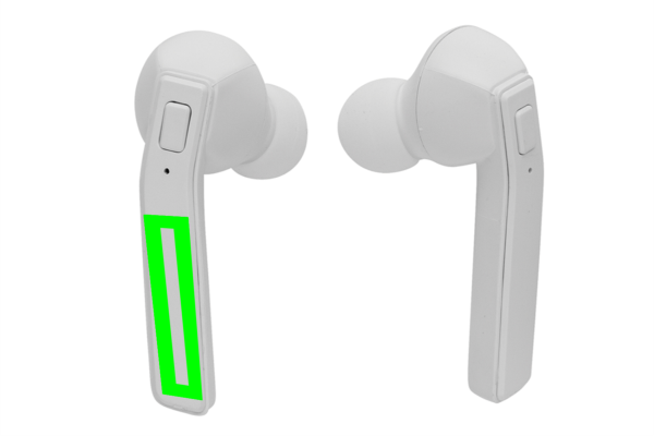 Free Flow TWS Ohrhörer in Ladebox