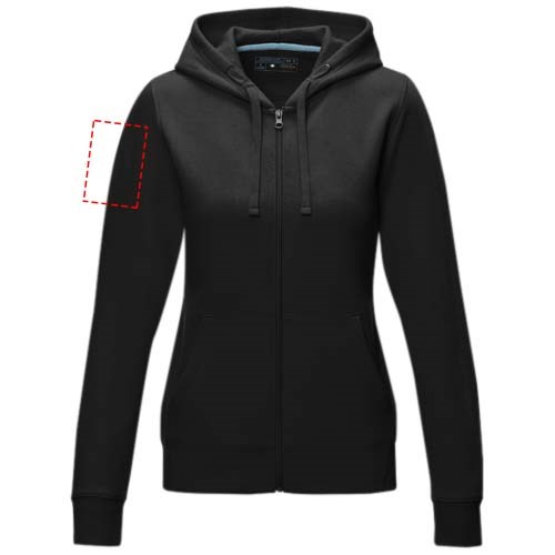 Ruby Hoodie mit durchgehendem Reißverschluss aus GOTS- und GRS-zertifiziertem Bio-Material für Damen