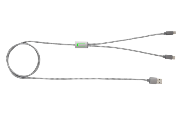 3-in-1 umwobenes Kabel