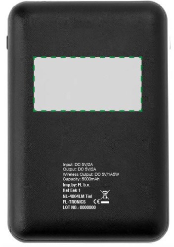 Powerbank aus Kunststoff Alessandra