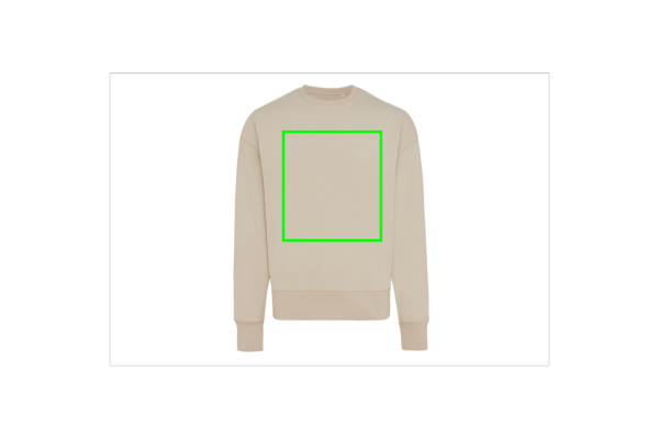 Iqoniq Kruger Relax-Rundhals-Sweater aus recycelt. Baumwolle