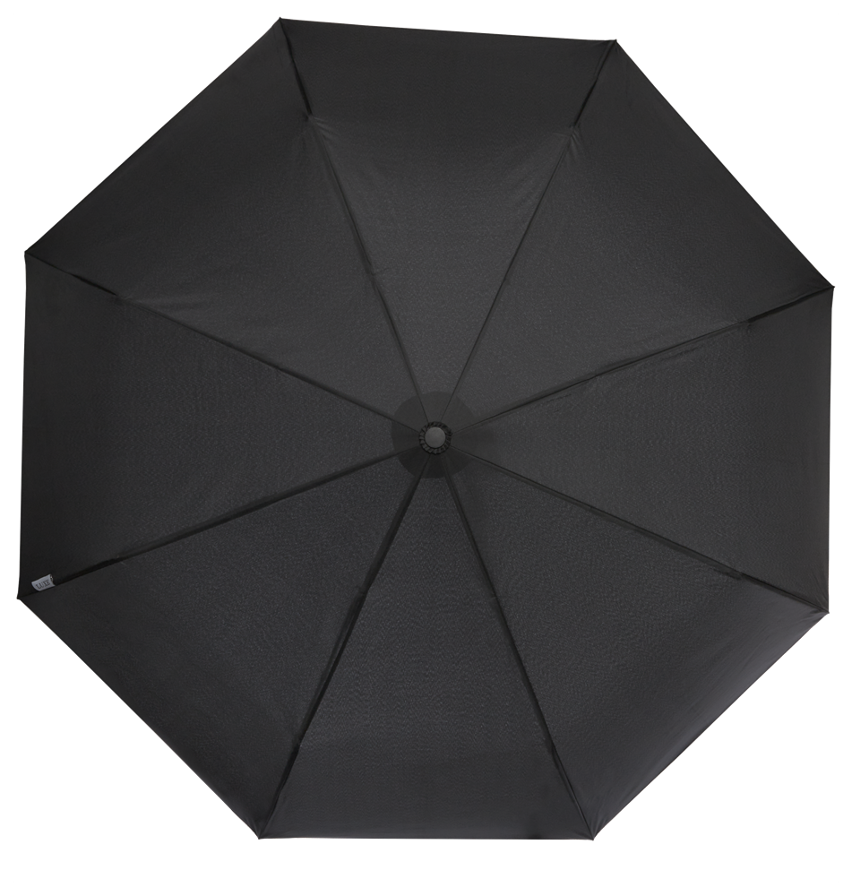 Montebello 21" Vollautomatik Kompaktregenschirm mit gebogenem Griff