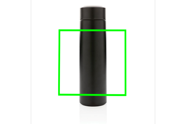 Vakuum Stainless Steel Flasche mit gebürstetem Metalldeckel