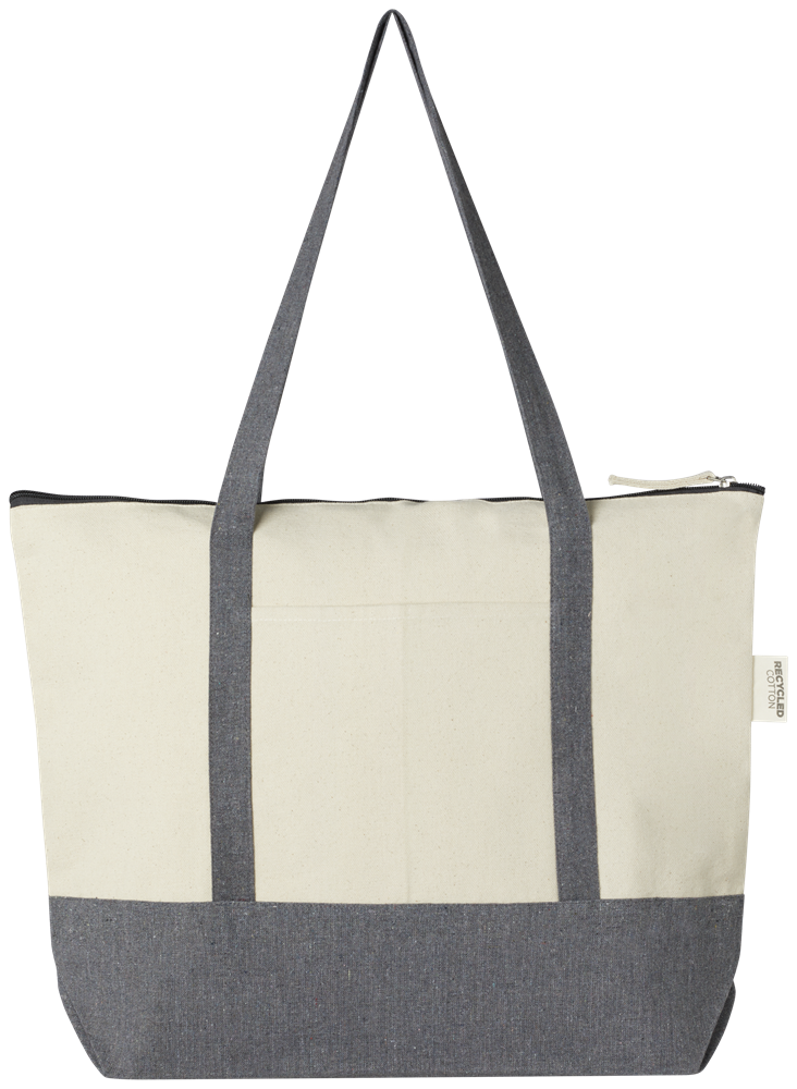 Repose 320 g/m² recycelte Tragetasche mit Reißverschluss 10L Repose 320 g/m² recycelte Tragetasche mit Reißverschluss 10L