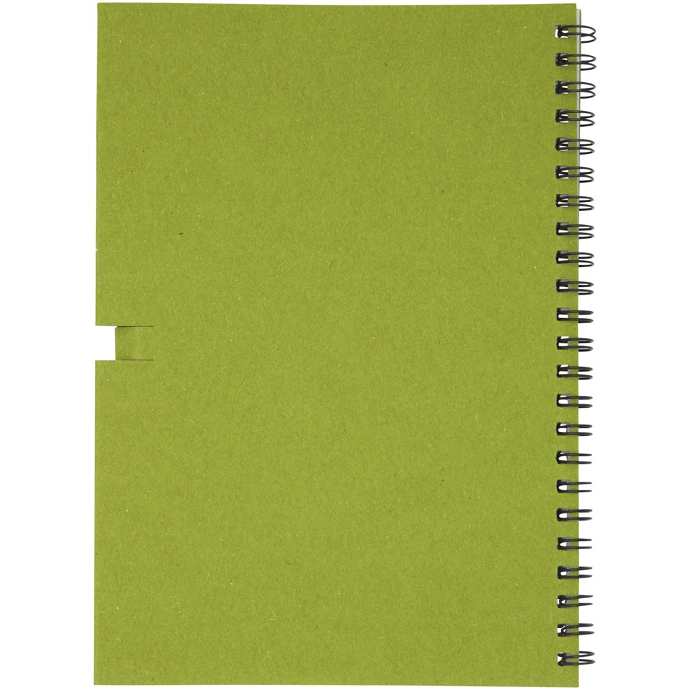 Luciano Eco Notizbuch mit Spiralbindung mit Stift – medium