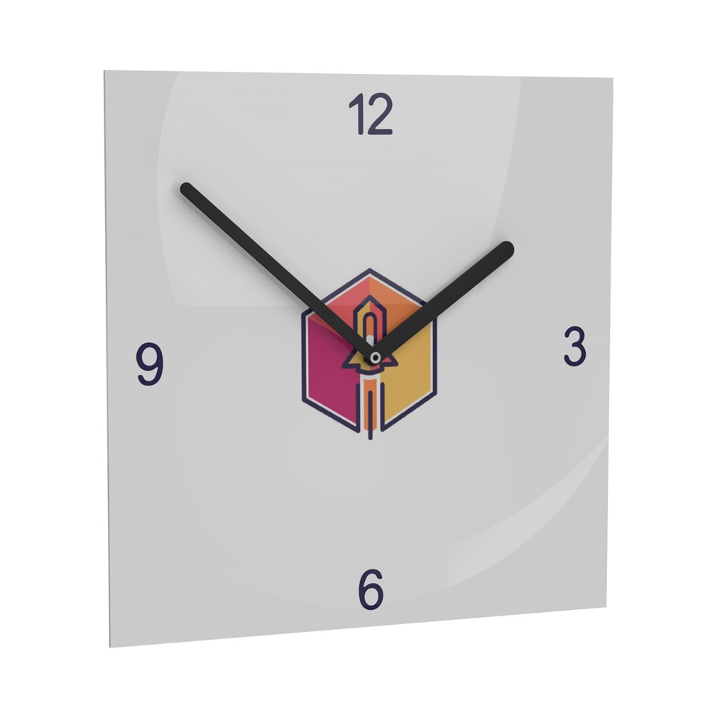 Horae Wall Clock Premium Square 250 x 250 mm