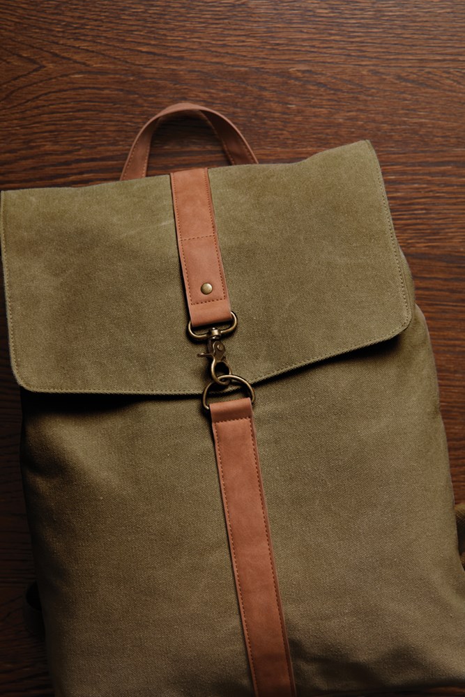 VINGA Bosler Rucksack aus GRS recyceltem Canvas