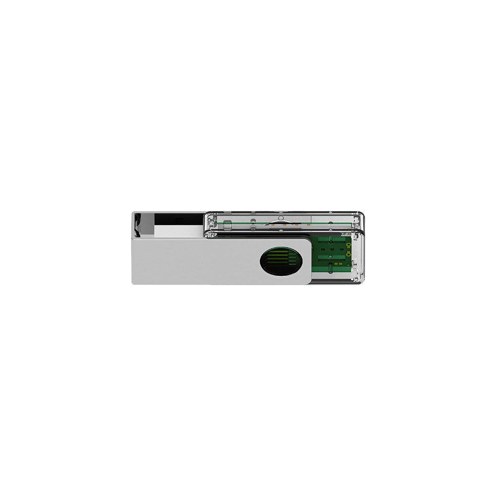 Klio-Eterna - Twista transparent Mc USB 2.0 - USB-Speicher mit drehbarem Schutzbügel