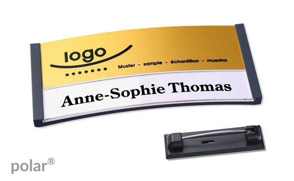 Namensschild polar® alu-print