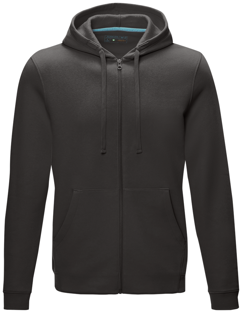 Ruby Hoodie mit durchgehendem Reißverschluss aus GOTS- und GRS-zertifiziertem Bio-Material für Herren