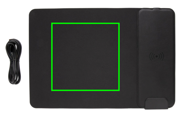 Mousepad mit 15W Wireless Charging und USB Ports