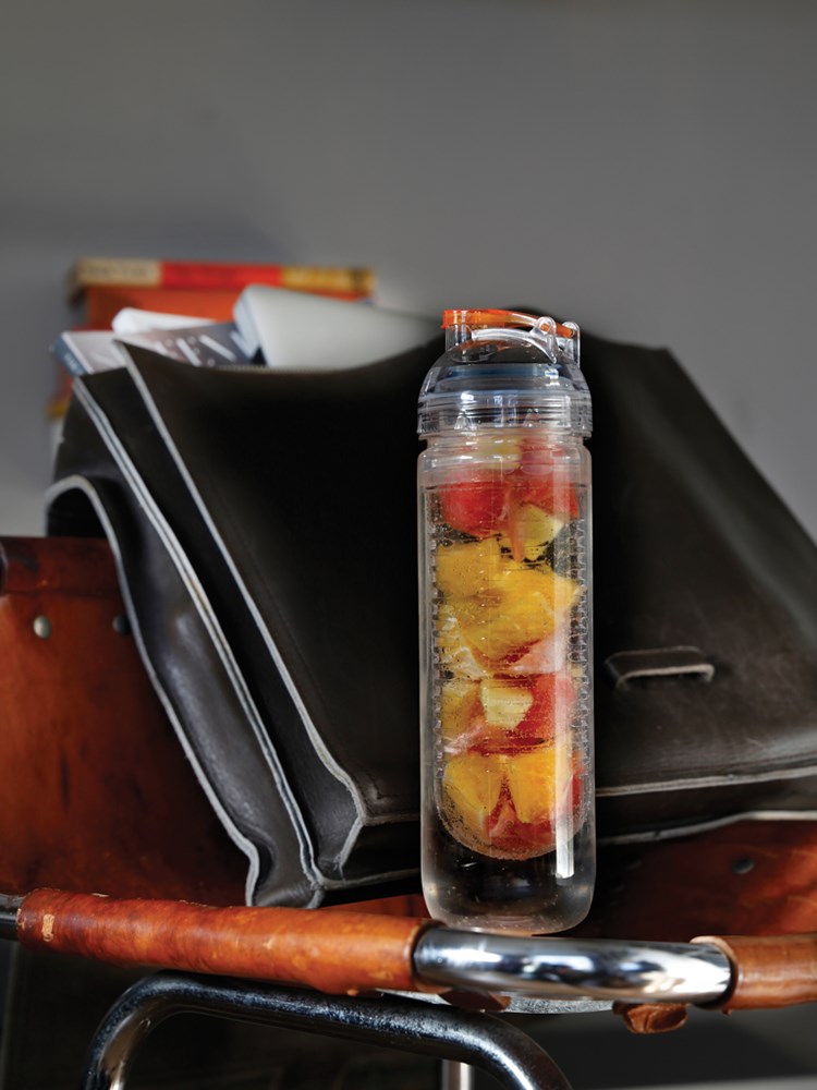 Wasserflasche mit Aromafach