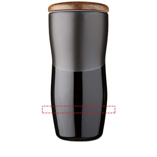 Reno 370 ml doppelwandiger Keramikbecher