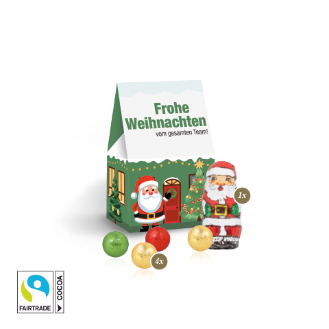 Präsent "Christmas Minis" mit Fairtrade Schokolade