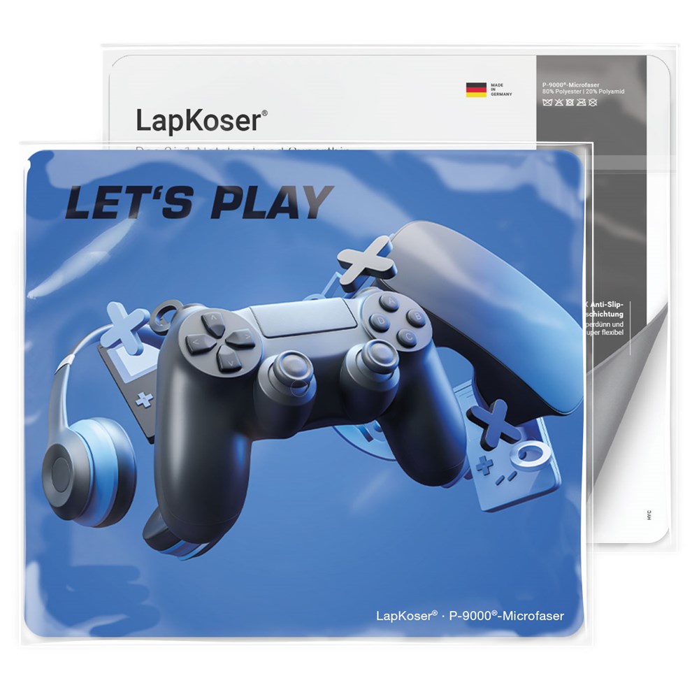 LapKoser® 3in1 Notebookpad mit Standard-Einlegekarte, All-Inclusive-Paket