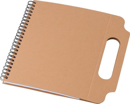 Notizbuch aus recycelter Pappe Gianluca