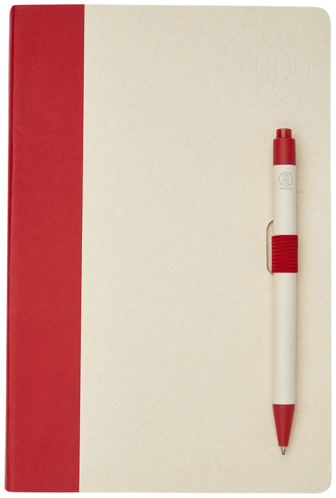 Dairy Dream A5 Notizbuch und Kugelschreiber-Set aus recyceltem Milchkarton