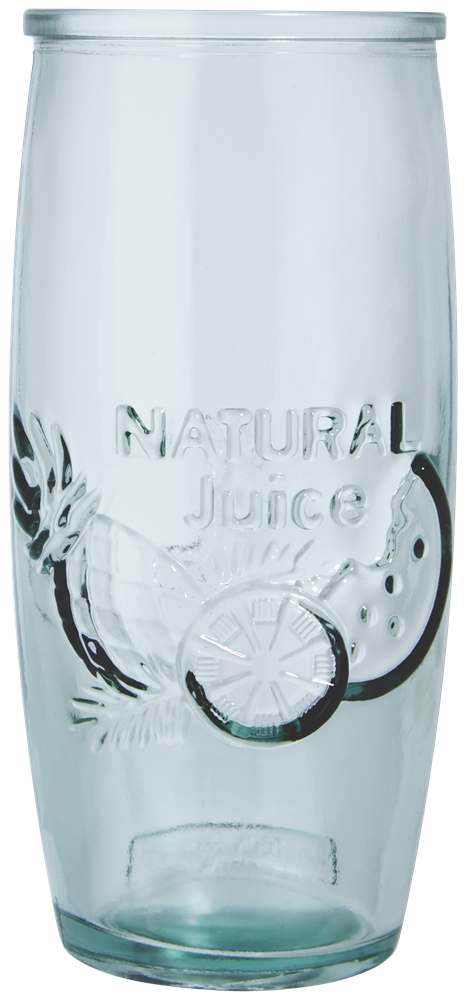 Verano Cocktailbecher aus recyceltem Glas mit Zitruspresse