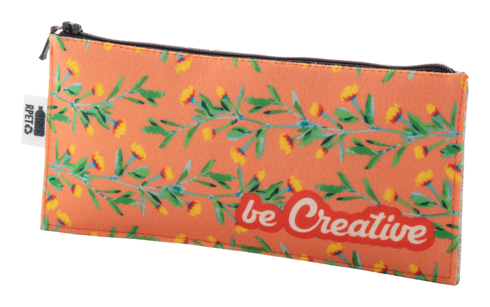 CreaFelt Pen Zip - individuelle RPET Stiftetasche