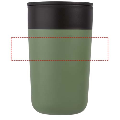 Nordia 400 ml doppelwandiger Becher aus Recyclingmaterial