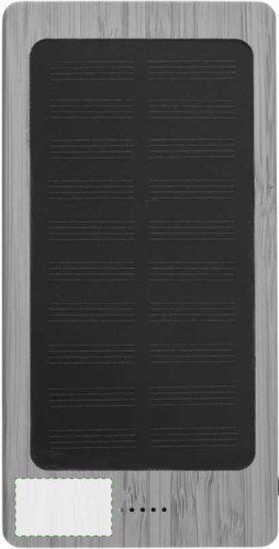 Solar-Powerbank aus Bambus Joan