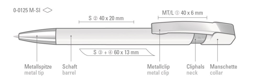 SKY M SI Druckkugelschreiber
