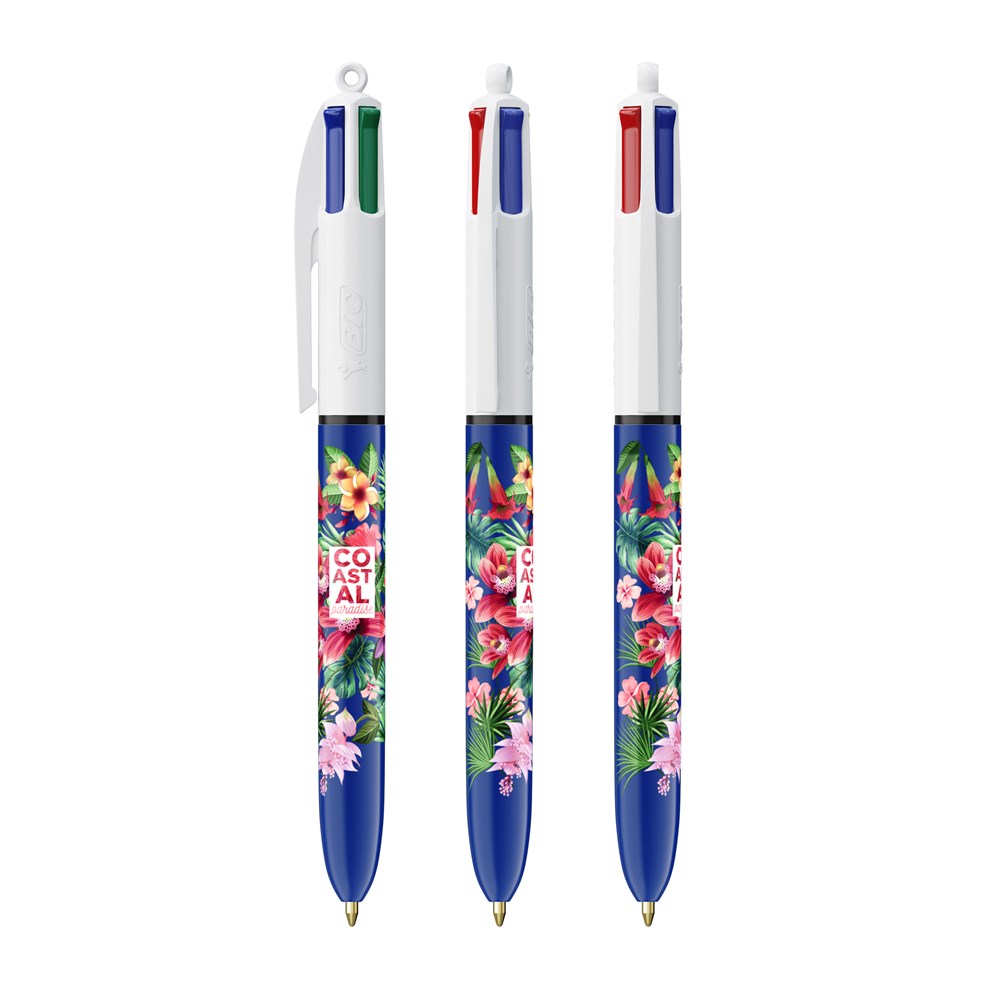 BIC® 4 Colours Kugelschreiber + Lanyard