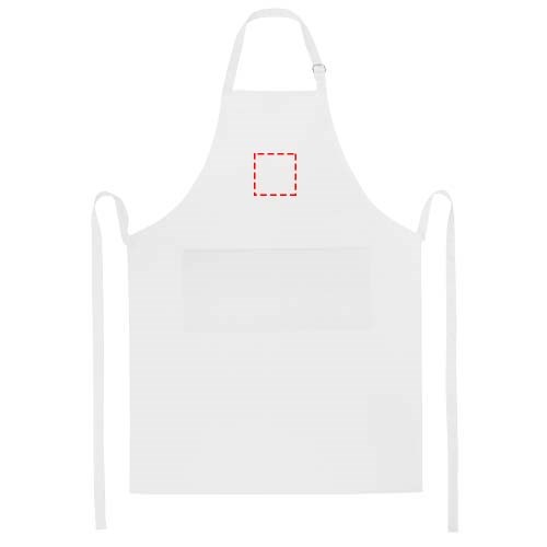Andrea 240 g/m² Schürze mit verstellbarem Nackenband