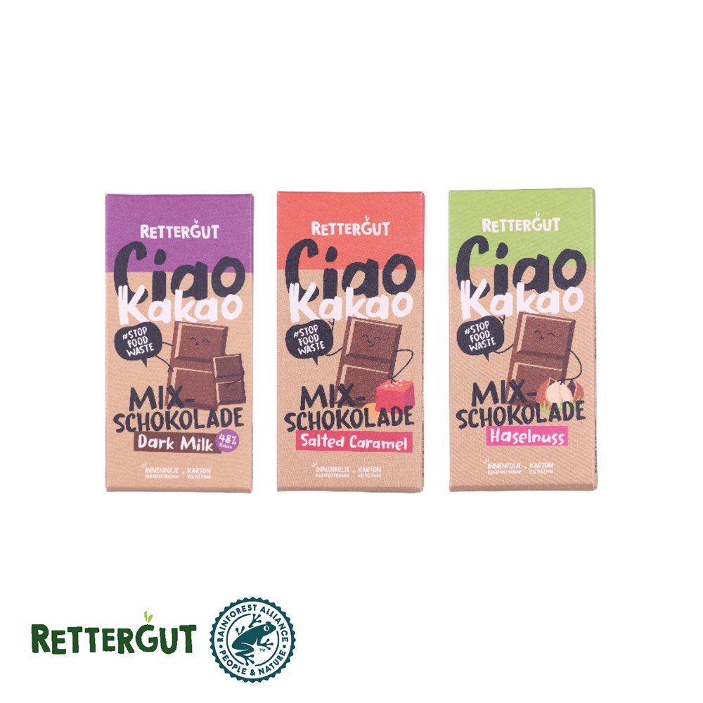RETTERGUT Mixschokolade, 80 g, Klimaneutral, FSC®
