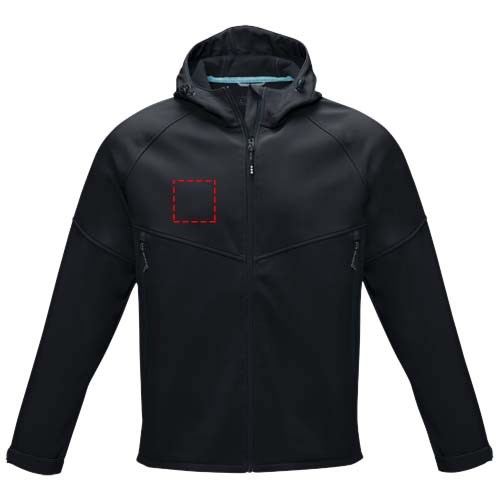 Coltan Softshelljacke aus recyceltem Material für Herren