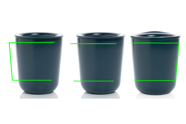 Antimikrobieller Kaffeebecher im klassischen Design