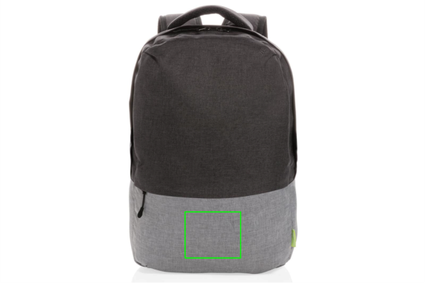 Duo Color RPET 15.6" RFID Laptop-Rucksack, PVC-frei