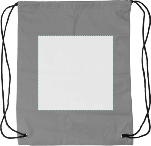 Rucksack aus Synthetik (190D) mit reflektierendem Kordelzug Melila