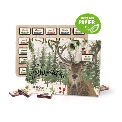 Tisch-Adventskalender Sarotti "Business Exklusiv", Inlay aus Papier