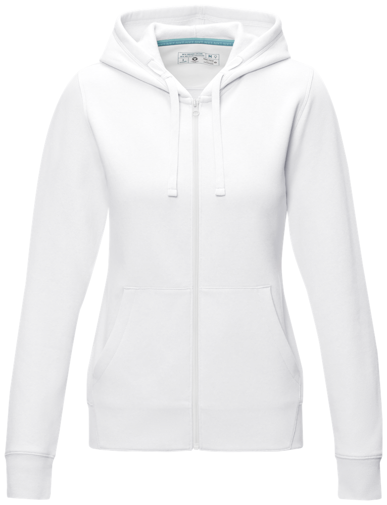 Ruby Hoodie mit durchgehendem Reißverschluss aus GOTS- und GRS-zertifiziertem Bio-Material für Damen
