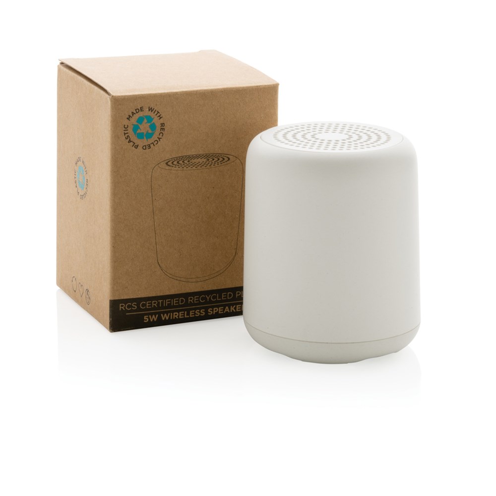 5W Wireless Speaker aus RCS recyceltem Kunststoff