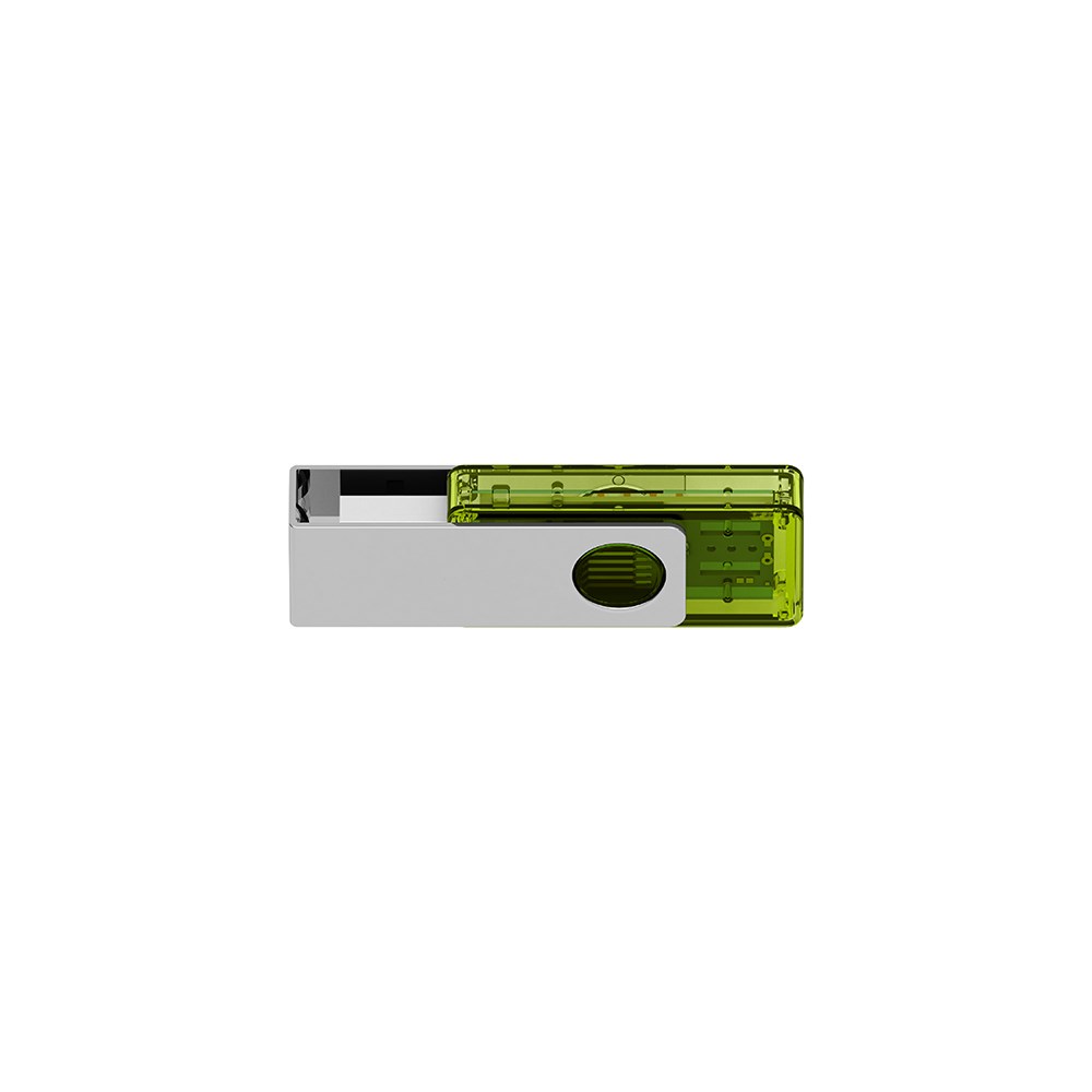 Klio-Eterna - Twista transparent Mc USB 2.0 - USB-Speicher mit drehbarem Schutzbügel