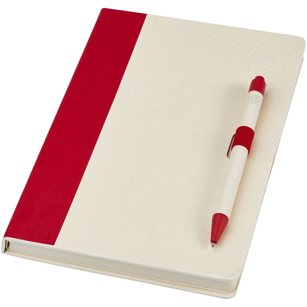 Dairy Dream A5 Notizbuch und Kugelschreiber-Set aus recyceltem Milchkarton