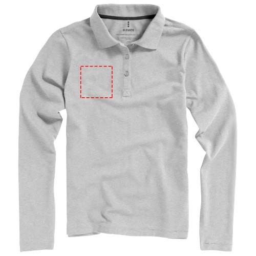 Oakville Langarm Poloshirt für Damen
