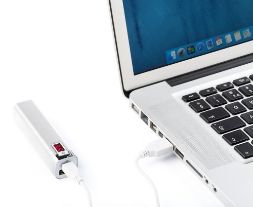 Powerbank aus Aluminium Lukas