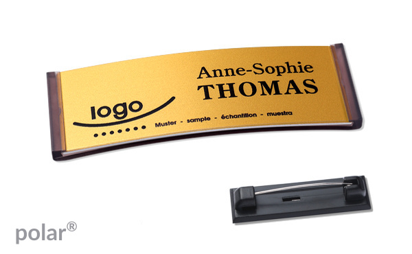 Namensschild polar® alu-complete