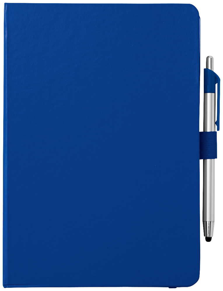 Crown A5 Notizbuch mit Stylus Kugelschreiber
