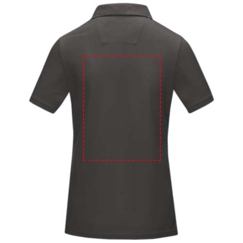 Graphite Poloshirt aus GOTS-zertifizierter Bio-Baumwolle für Damen