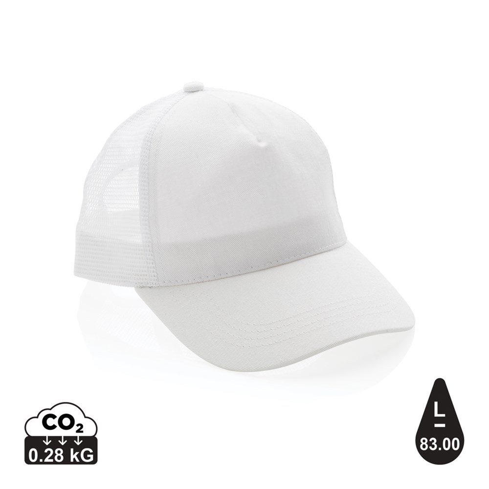 Impact AWARE™ 190gr Brushed rCotton 5 Panel Trucker-Cap